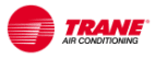 A trane logo is shown.