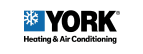 A new york heating and air conditioning company logo.